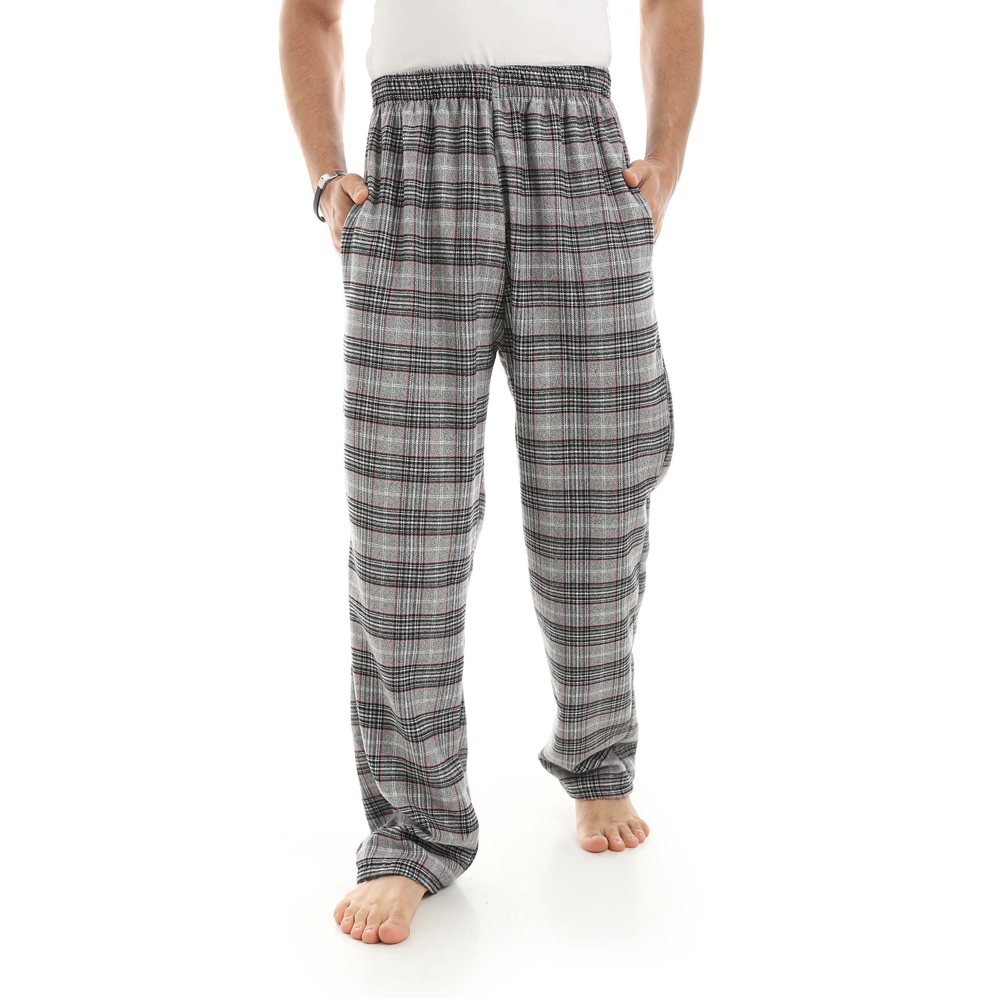 Red Circle Gingham Pant Men