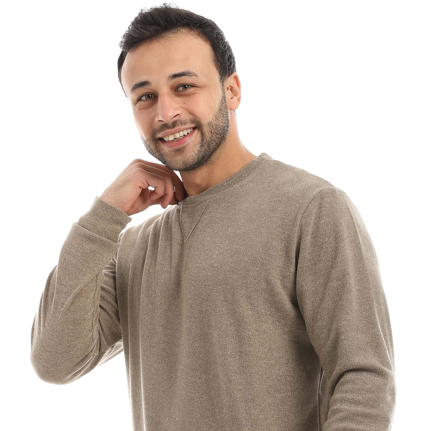 Red Circle Pajama Round Neck with Gingham Pant Men