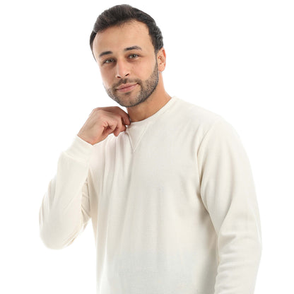 Red Circle Pajama Round Neck with Gingham Pant Men