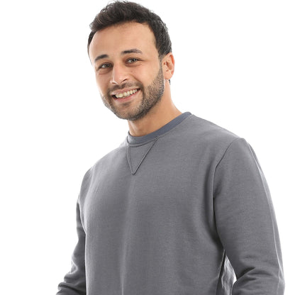 Red Circle Pajama Summer Milton Round Neck with Gingham Pant Men