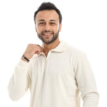 Red Circle Falafel Half Zipper Pajamas + Istanbul Lycra Pants men