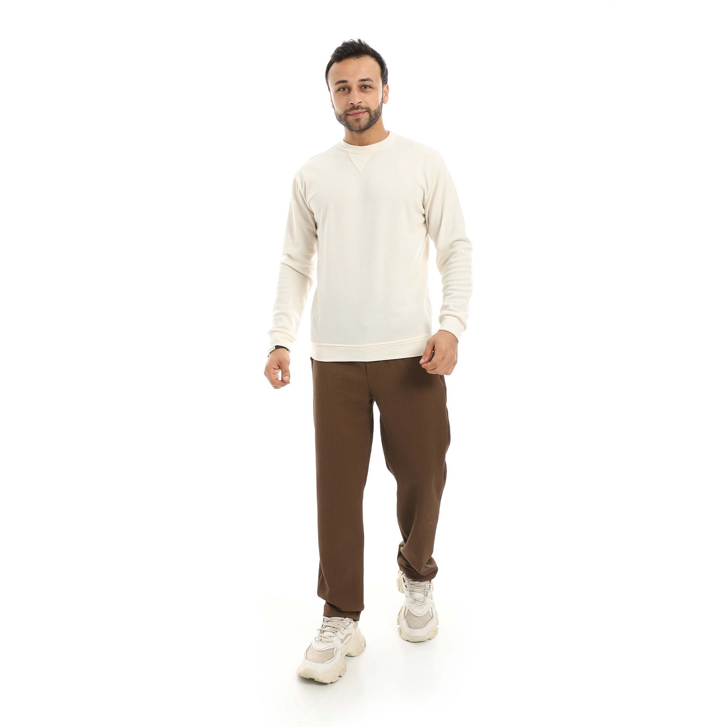 Red Circle Falafel Round Neck Pajamas + Istanbul Lycra Pants men
