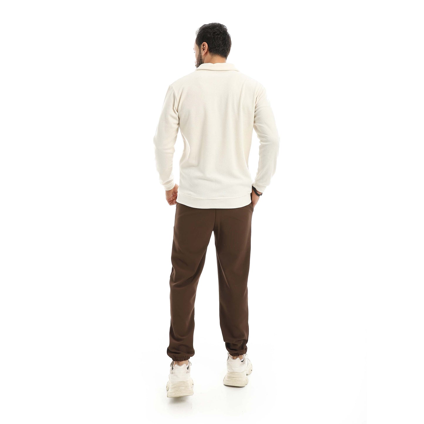 Red Circle Falafel V Neck Half Sleeves Pajamas with pants men