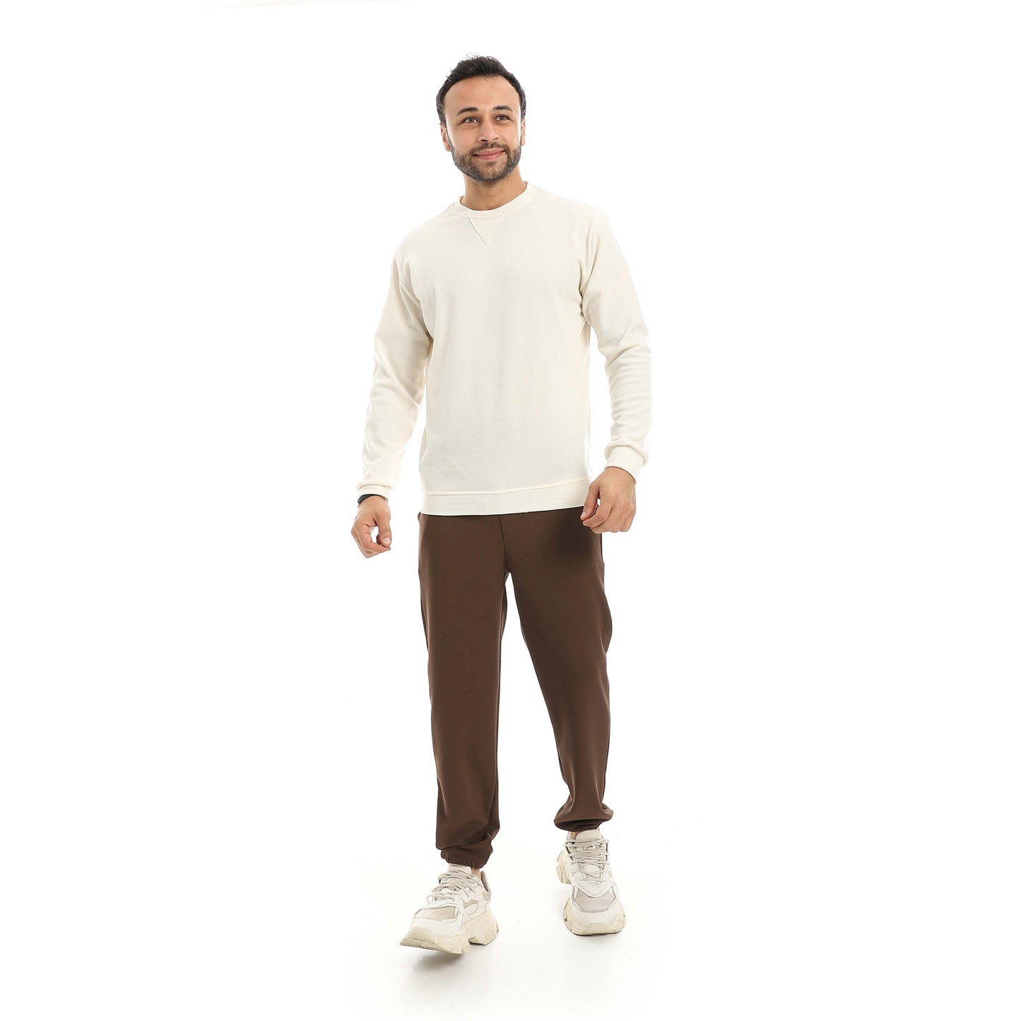 Red Circle Falafel Round Neck Pajamas + trikoh Pants men