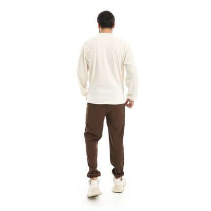 Red Circle Falafel V Neck Pajamas + trikoh Pants men