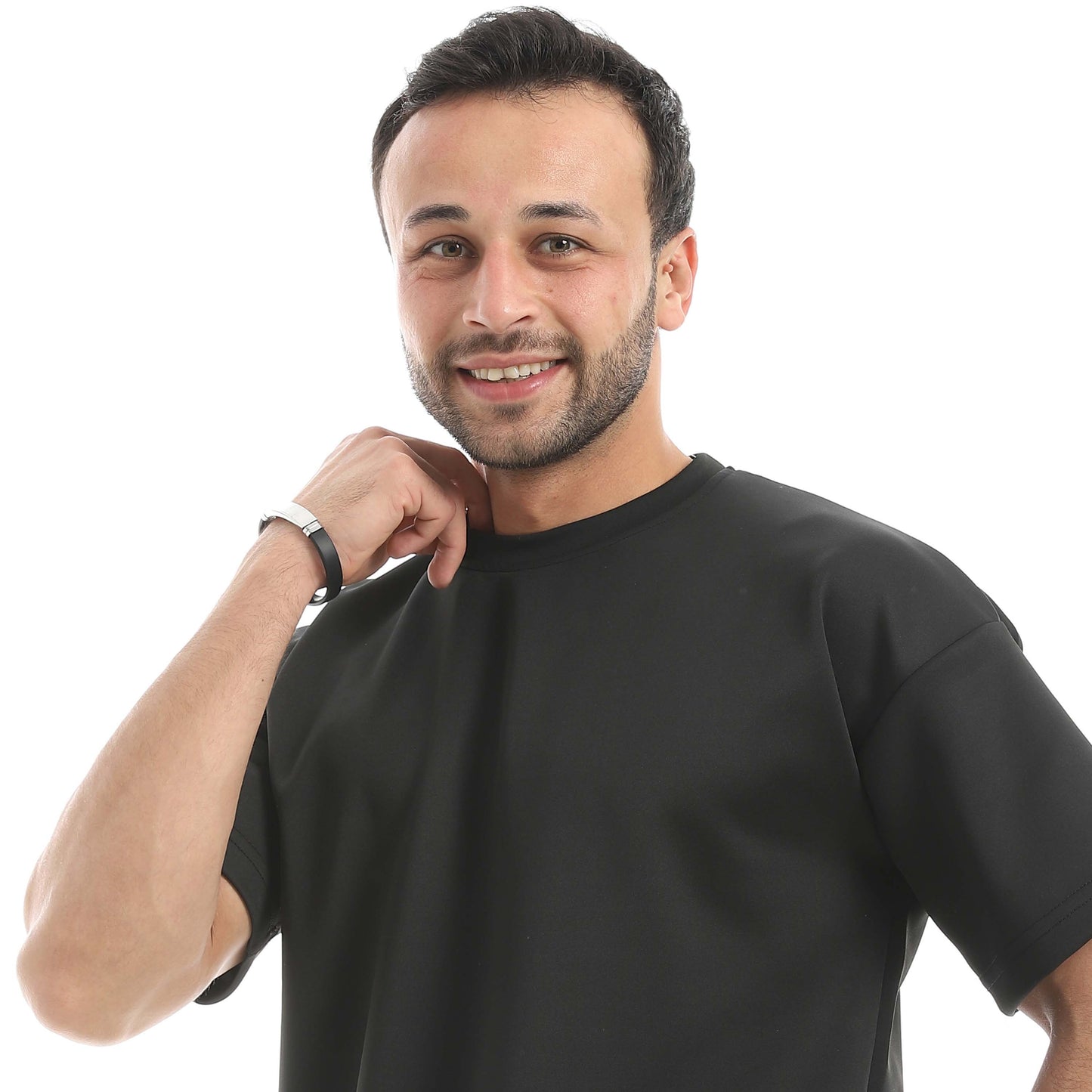 طقم تي شيرت كبير الحجم + بنطلون