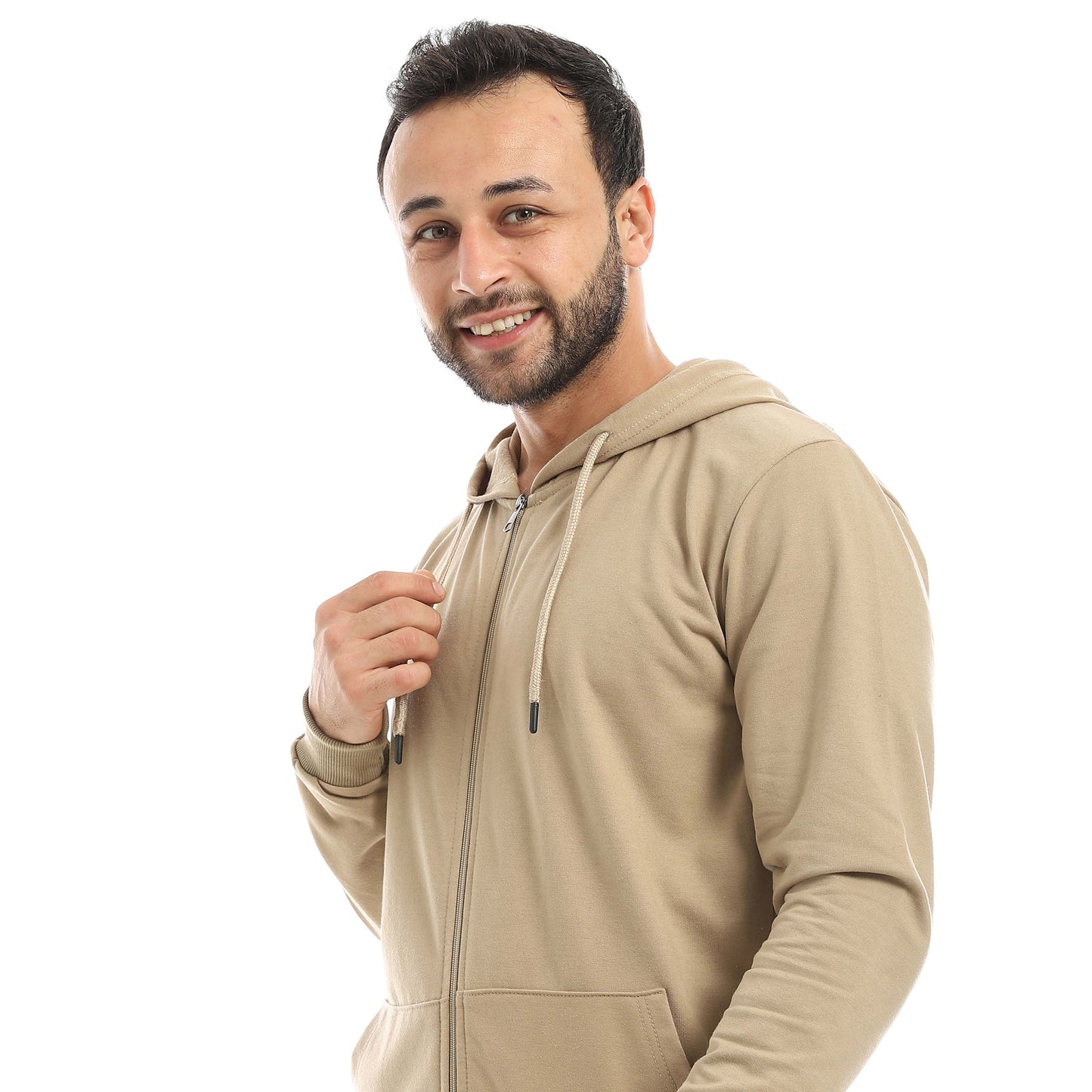 Red Circle Hoodie with zipper with pant men