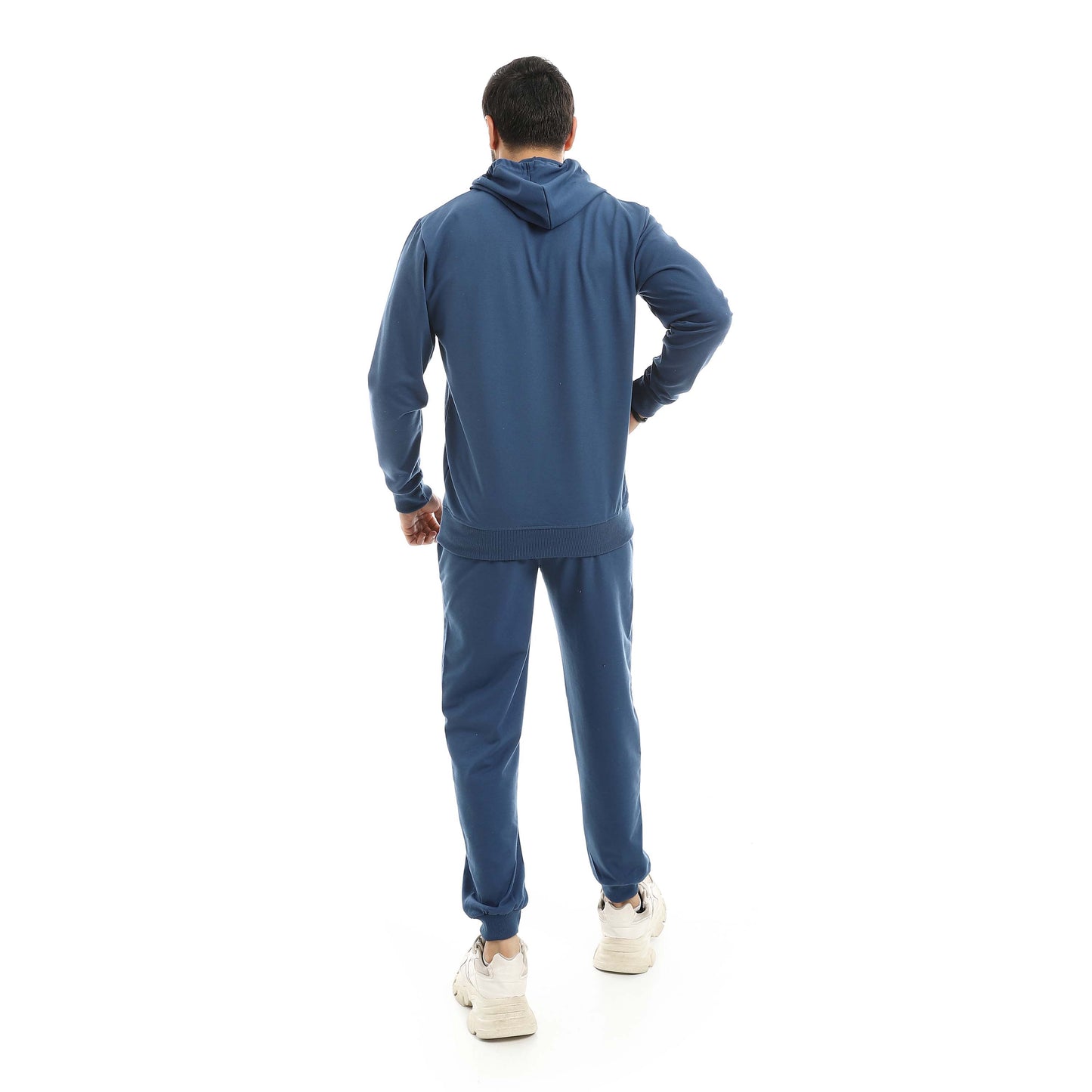 Red Circle Hoodie with zipper with pant men