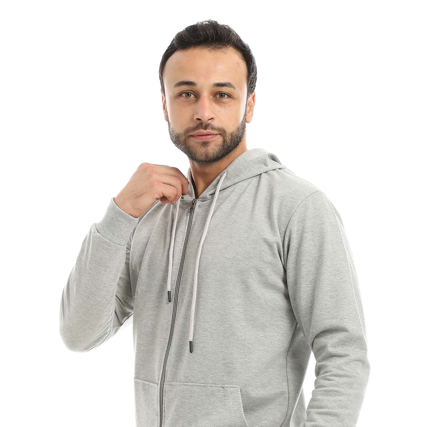 Red Circle Hoodie with zipper with pant men