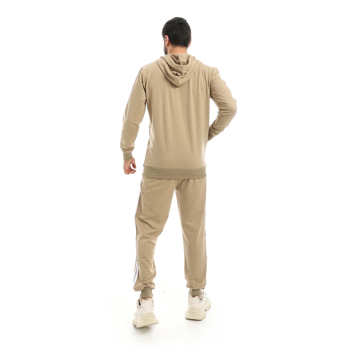 Red Circle Hoodie with zipper with pant men