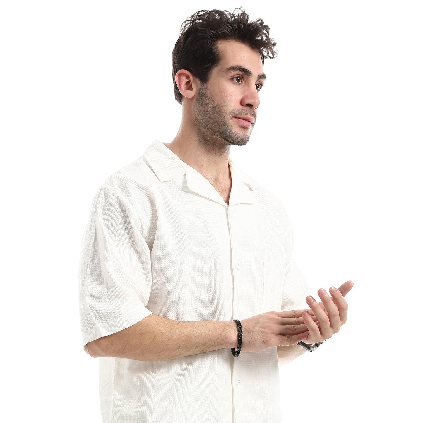 طقم شورت خفيف كاجوال بقصة مريحة