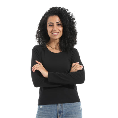 Xtcy Single Lycra Bodysuit with Wide Neck women