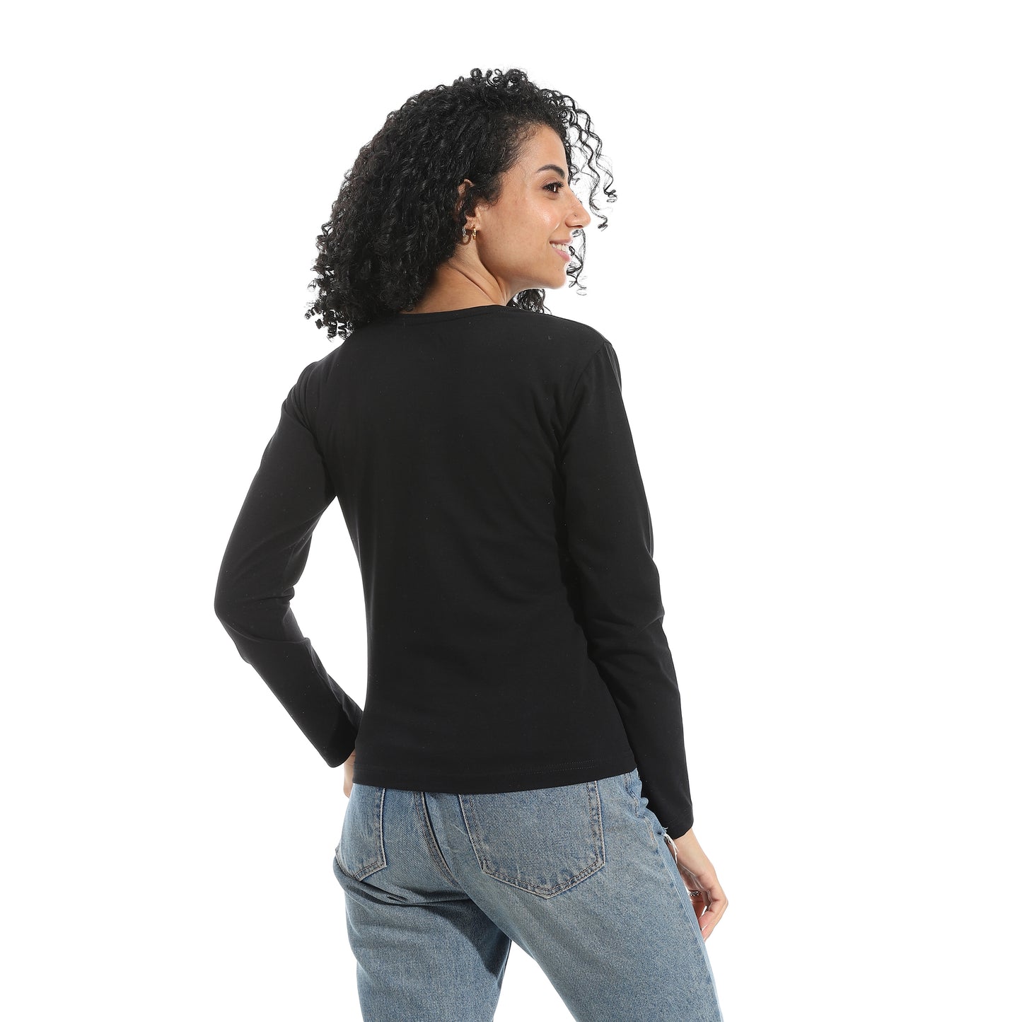 Xtcy Single Lycra Bodysuit with Wide Neck women