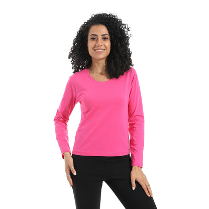 Xtcy Single Lycra Bodysuit with Wide Neck women