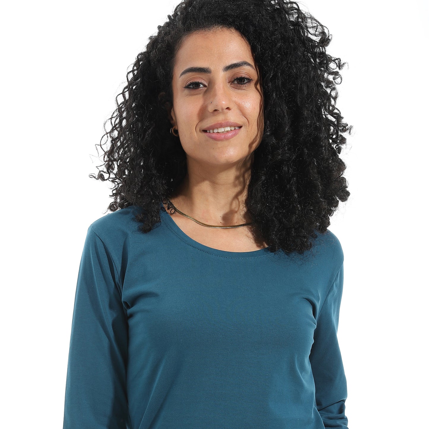 Xtcy Single Lycra Bodysuit with Wide Neck women