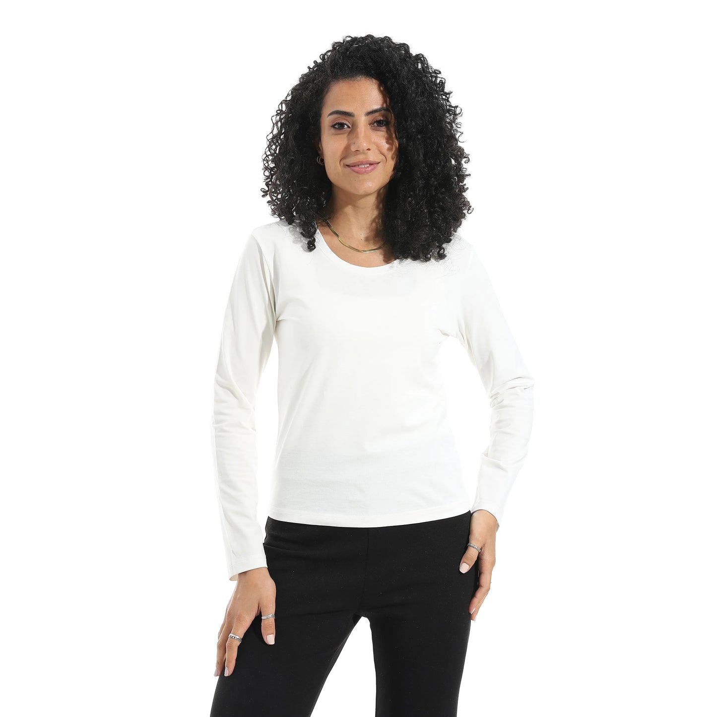 Xtcy Single Lycra Bodysuit with Wide Neck women