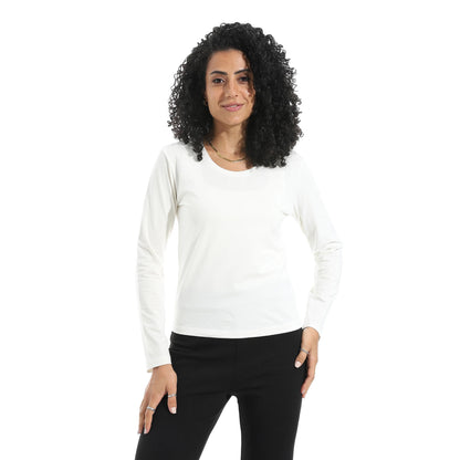 Xtcy Single Lycra Bodysuit with Wide Neck women