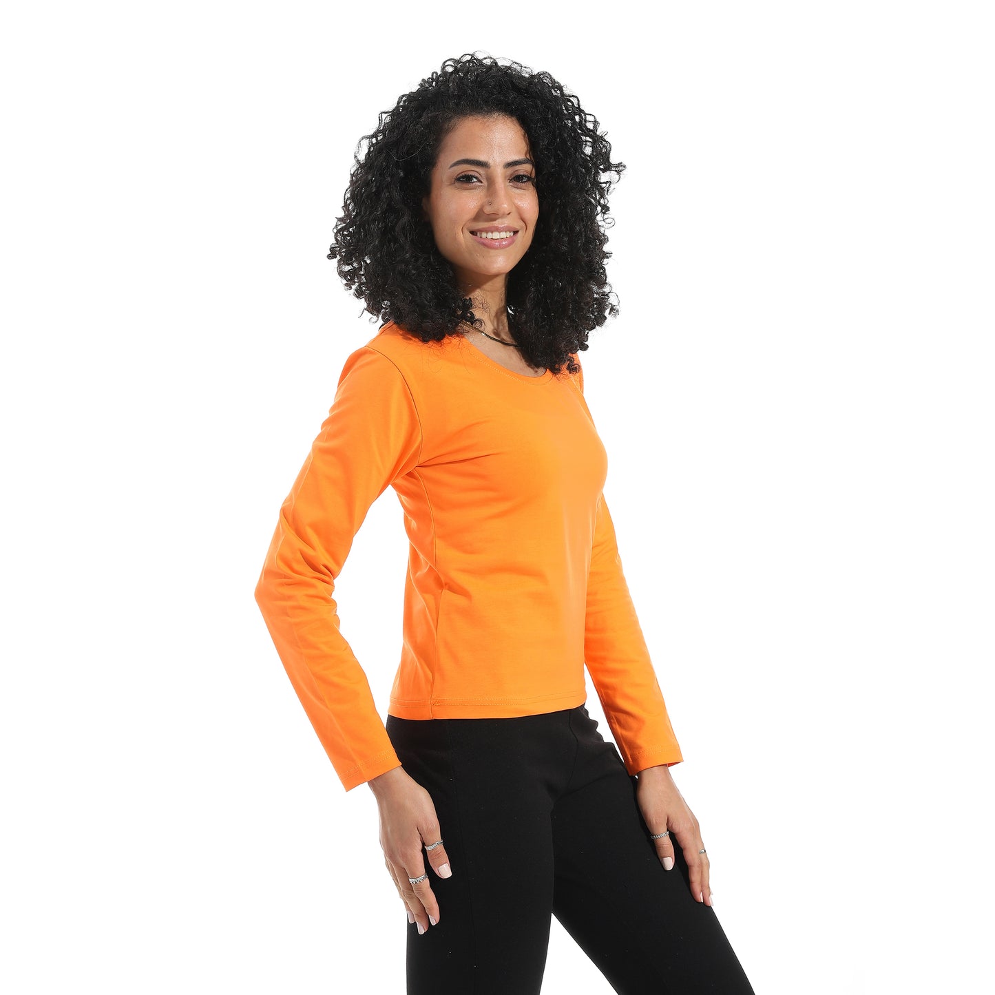 Xtcy Single Lycra Bodysuit with Wide Neck women