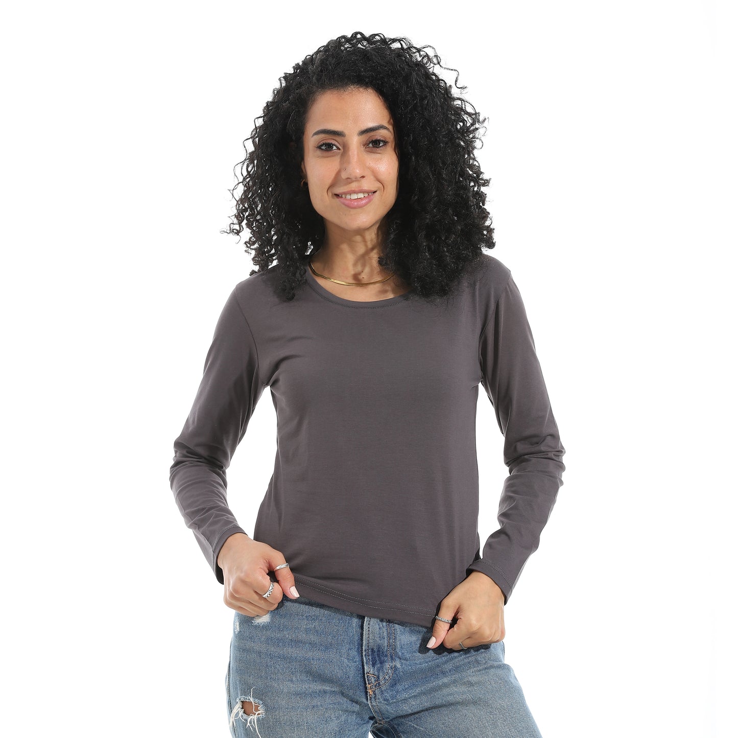 Xtcy Single Lycra Bodysuit with Wide Neck women