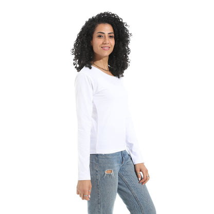 Xtcy Single Lycra Bodysuit with Wide Neck women