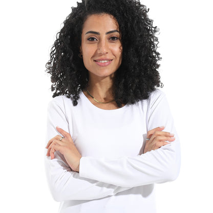 Xtcy Single Lycra Bodysuit with Wide Neck women