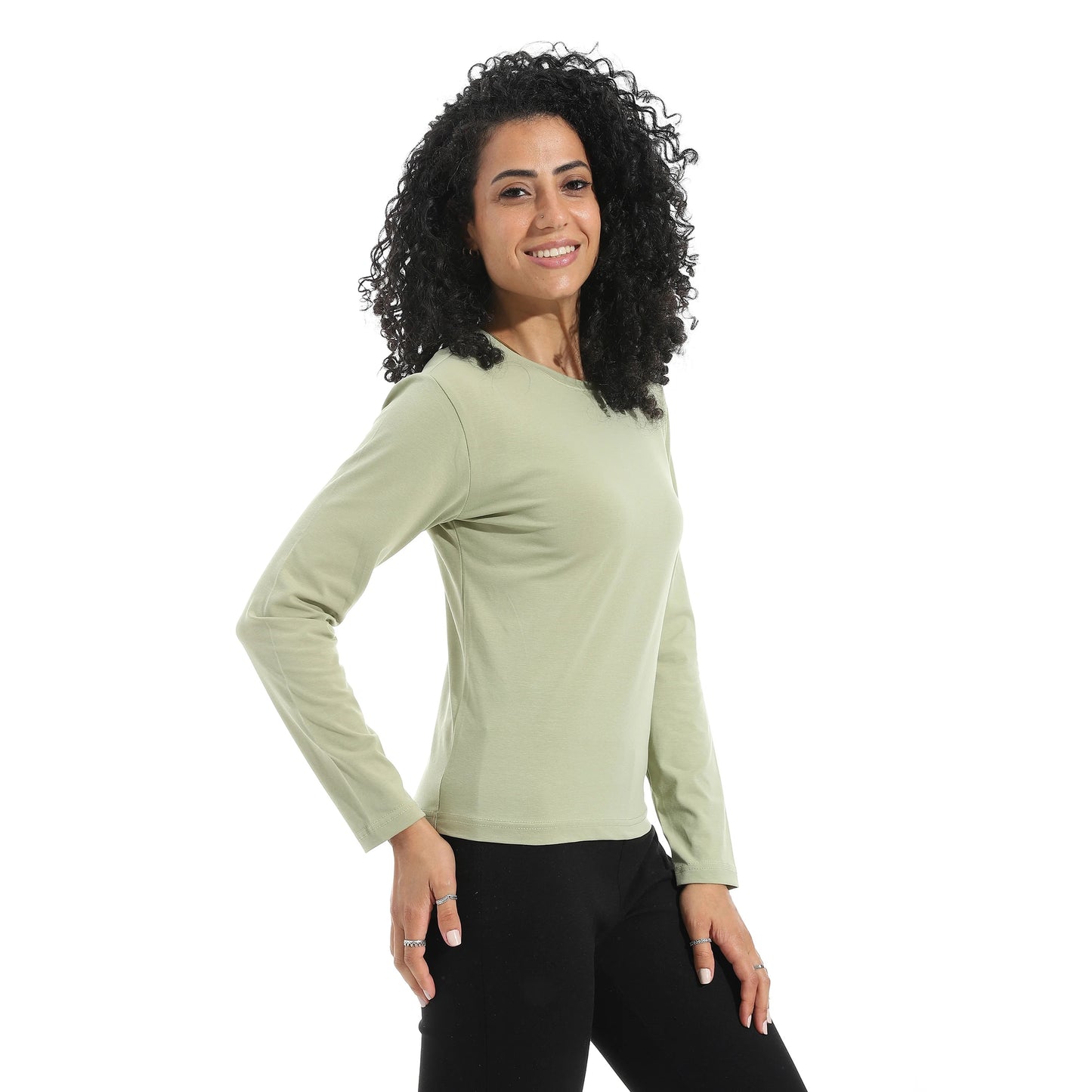 Xtcy Bodysuit single lycra sleeve neck women