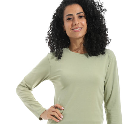 Xtcy Bodysuit single lycra sleeve neck women