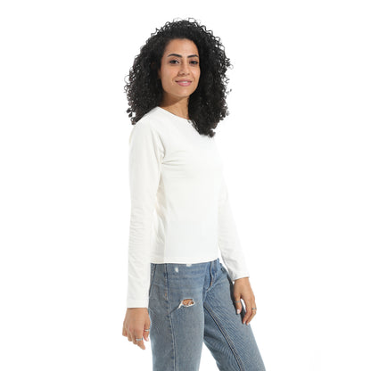 Xtcy Bodysuit single lycra sleeve neck women