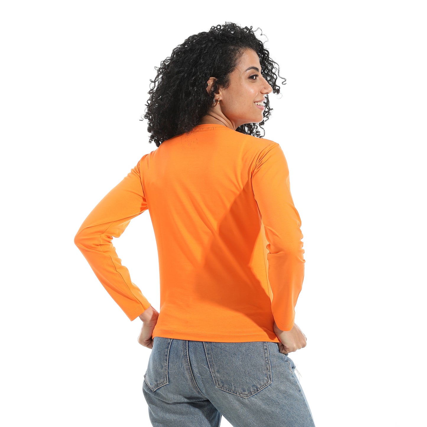 Xtcy Bodysuit single lycra sleeve neck women