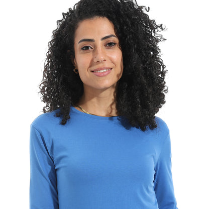 Xtcy Bodysuit single lycra sleeve neck women