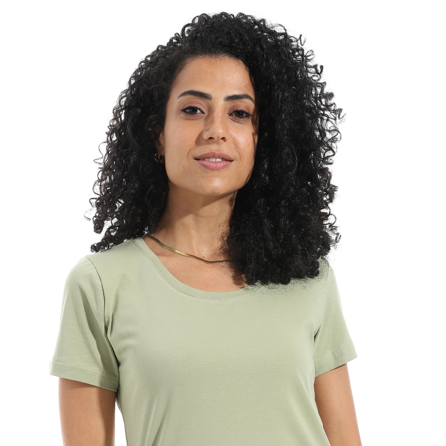 Xtcy Single Lycra Half Sleeve Wide Neck Bodysuit women