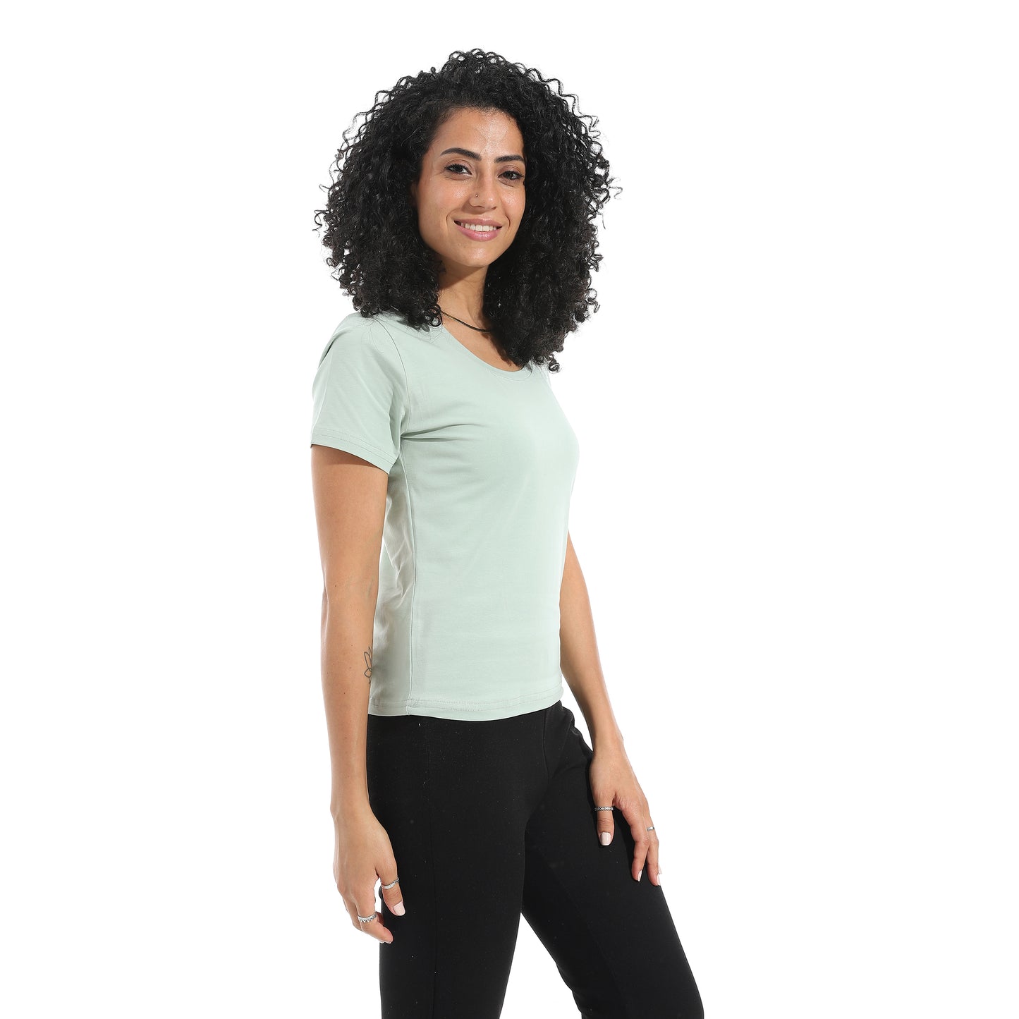 Xtcy Single Lycra Half Sleeve Wide Neck Bodysuit women