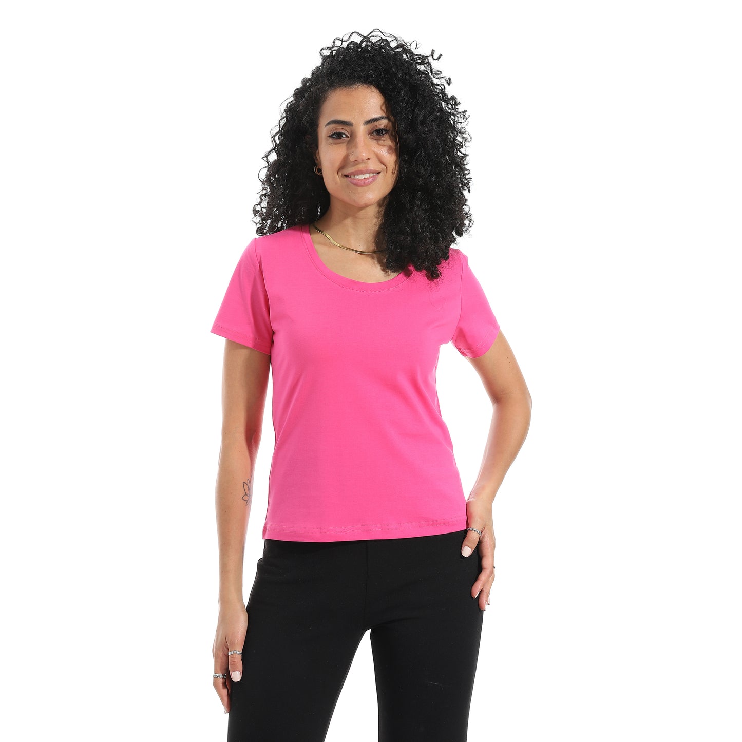 Xtcy Single Lycra Half Sleeve Wide Neck Bodysuit women