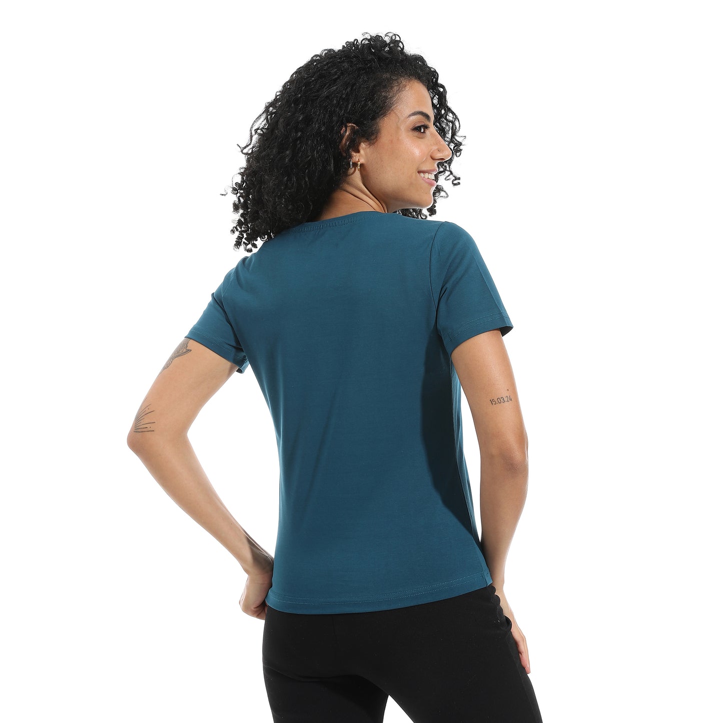 Xtcy Single Lycra Half Sleeve Wide Neck Bodysuit women