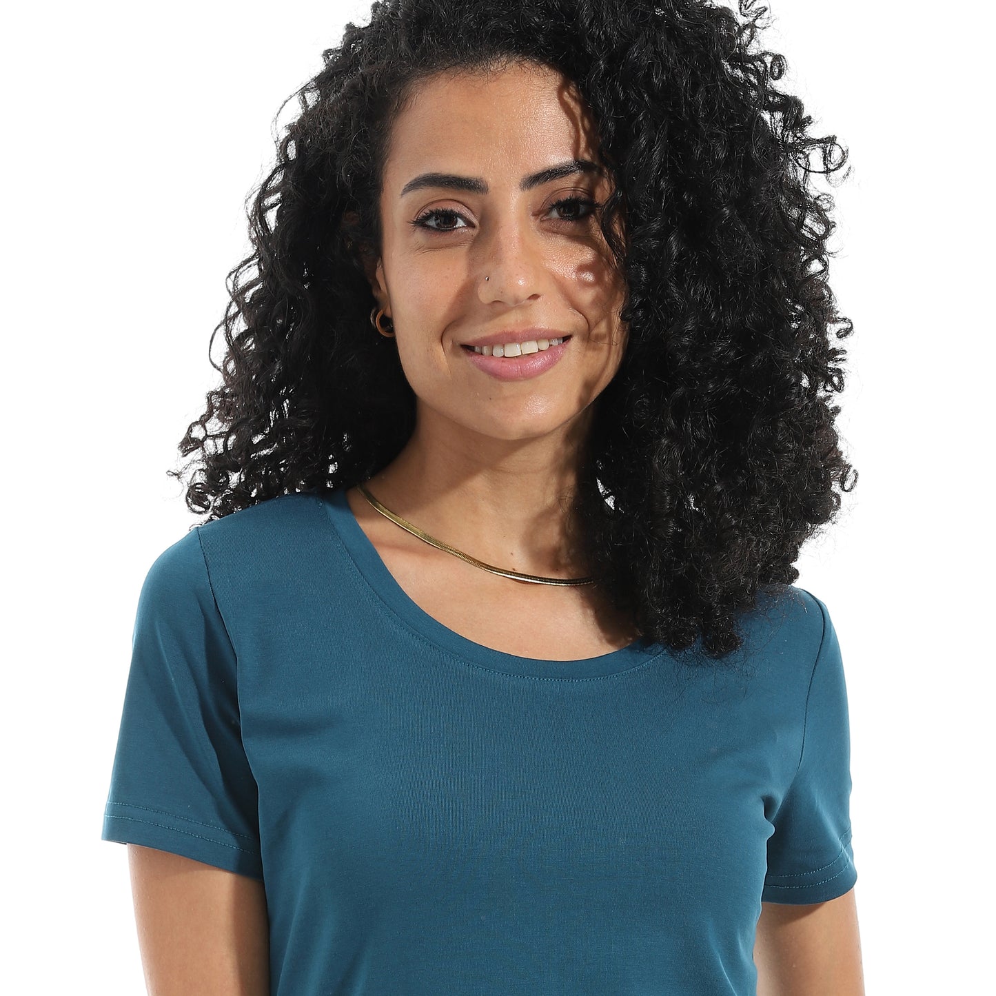 Xtcy Single Lycra Half Sleeve Wide Neck Bodysuit women