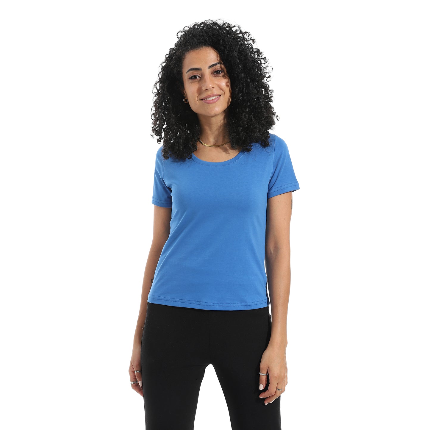 Xtcy Single Lycra Half Sleeve Wide Neck Bodysuit women