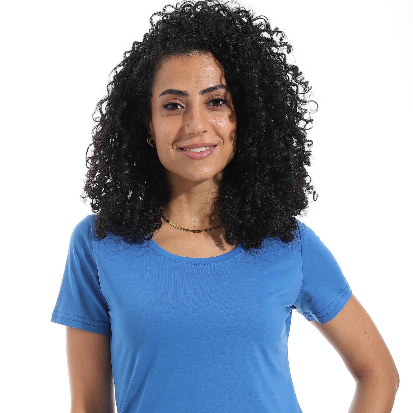 Xtcy Single Lycra Half Sleeve Wide Neck Bodysuit women