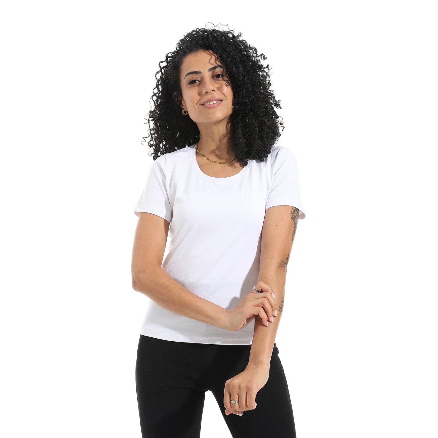 Xtcy Single Lycra Half Sleeve Wide Neck Bodysuit women