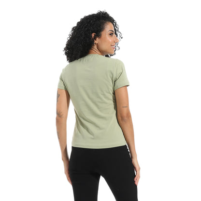 Xtcy Single Lycra Half Sleeve Crew Neck women