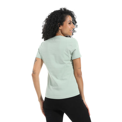 Xtcy Single Lycra Half Sleeve Crew Neck women