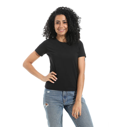 Xtcy Single Lycra Half Sleeve Crew Neck women