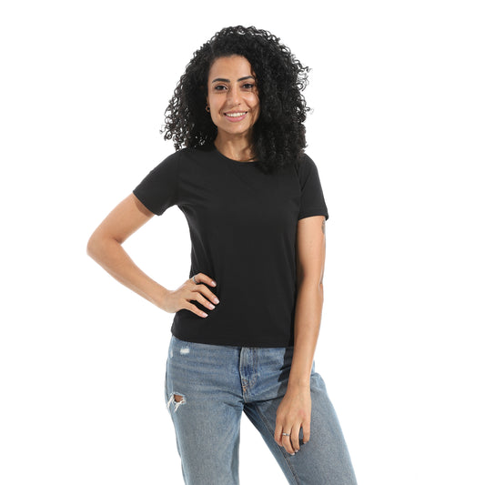 Xtcy Single Lycra Half Sleeve Crew Neck women