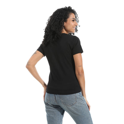 Xtcy Single Lycra Half Sleeve Crew Neck women
