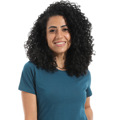 Xtcy Single Lycra Half Sleeve Crew Neck women