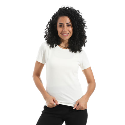 Xtcy Single Lycra Half Sleeve Crew Neck women