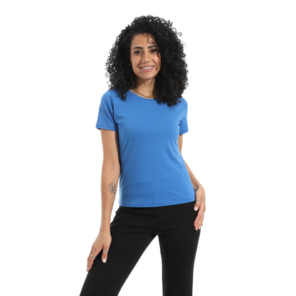 Xtcy Single Lycra Half Sleeve Crew Neck women