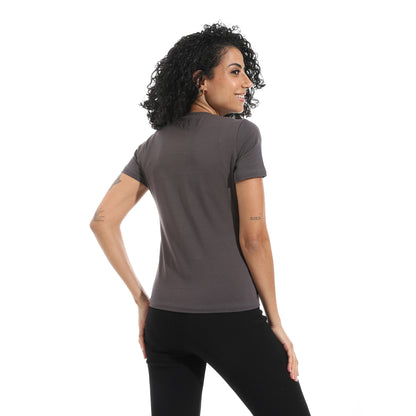 Xtcy Single Lycra Half Sleeve Crew Neck women