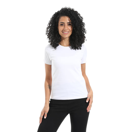 Xtcy Single Lycra Half Sleeve Crew Neck women