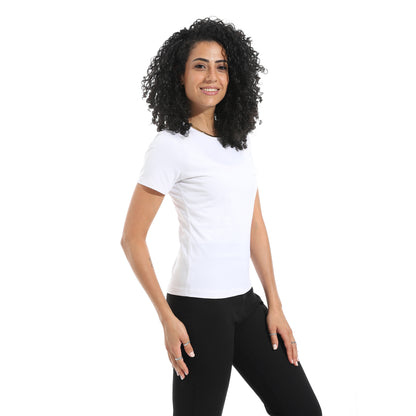 Xtcy Single Lycra Half Sleeve Crew Neck women