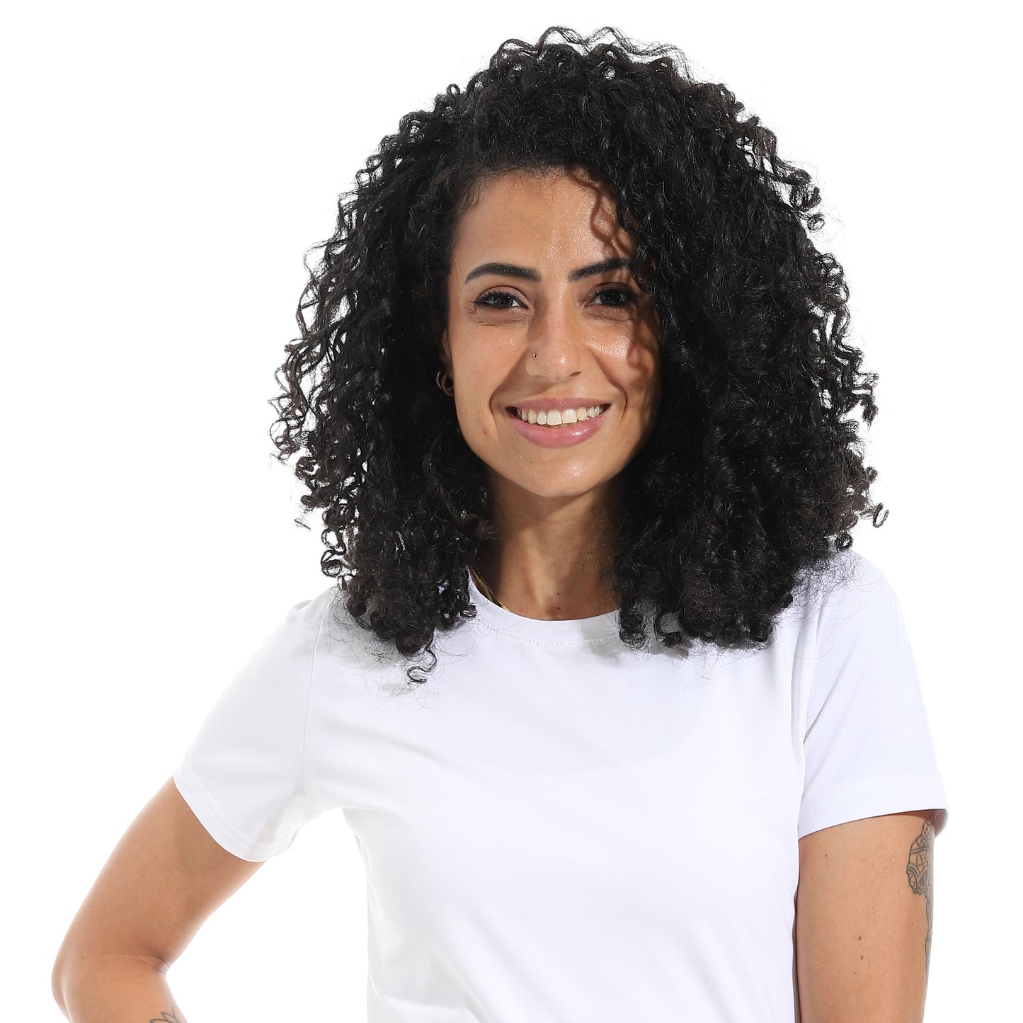 Xtcy Single Lycra Half Sleeve Crew Neck women